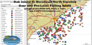 Oak Island to Morehead Fishing Spots