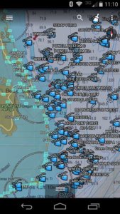 Hatteras NC Fishing Map for Mobile